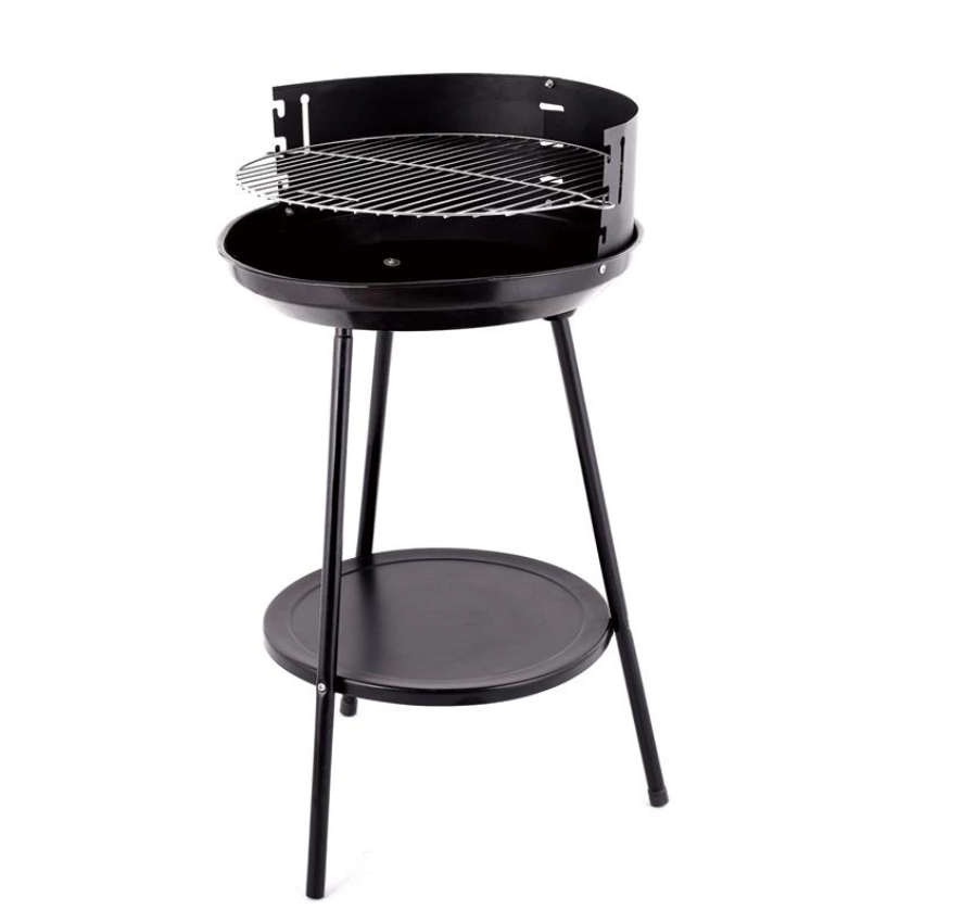 Commercial charcoal grill for outdoor use