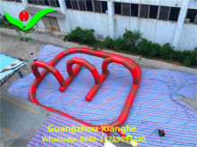 Commercial inflatable zorb ball or go kart race track