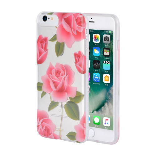 IMD Rosy Anti-yellowing TPU Case for iPhone6 Plus