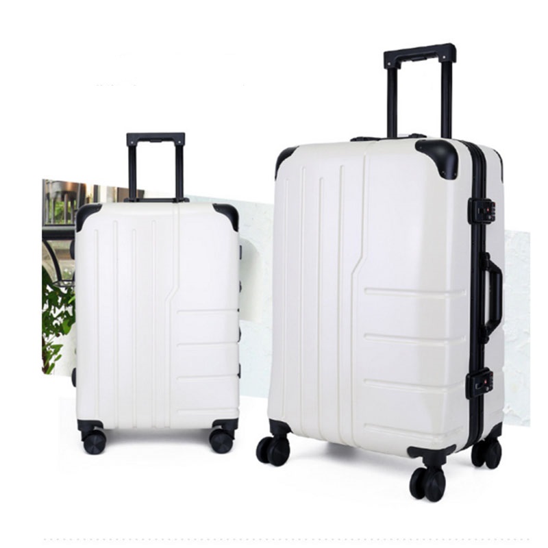 White luggage