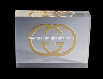 Elegant acrylic Paperweight / Acrylic Block