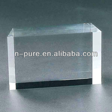 Blank Crystal Cube Photo Frame