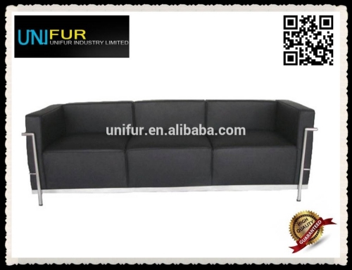 Most comfortable modern popualr classic italy leather sofa with three seats