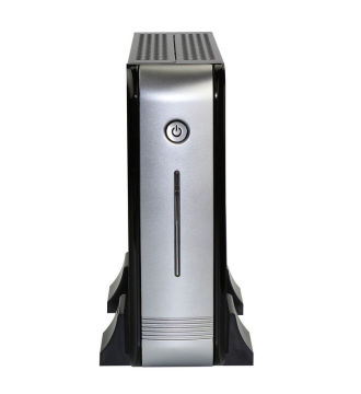 Custom Silver Itx Computer Case Noiseless Vertical Or Horizontal