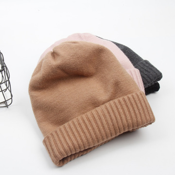 Knitted hat men's woollen handmade winter hat