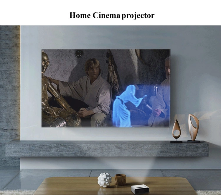 Home Theater Cinema Mini LED Portable Smart Pocket Cinema Video Projector