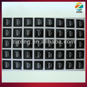 epoxy resin logo custom epoxy sticker
