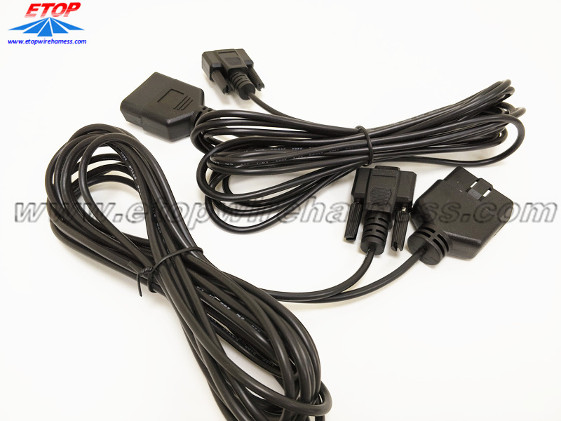 Ang OBDII Lalaki hanggang D-SUB konektor cable