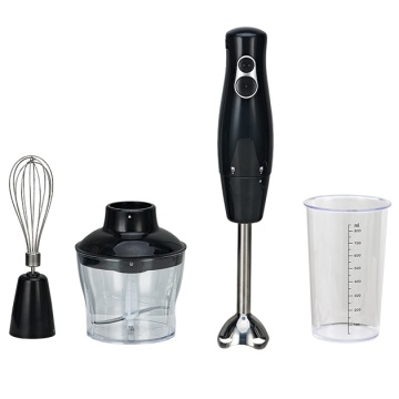 Hand held food processor immersion blender with whisk