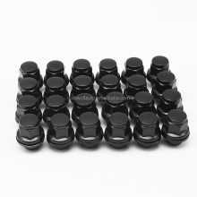 20PCS Black Mag Lug Nut 37mm Length Wheel Nut with Washer