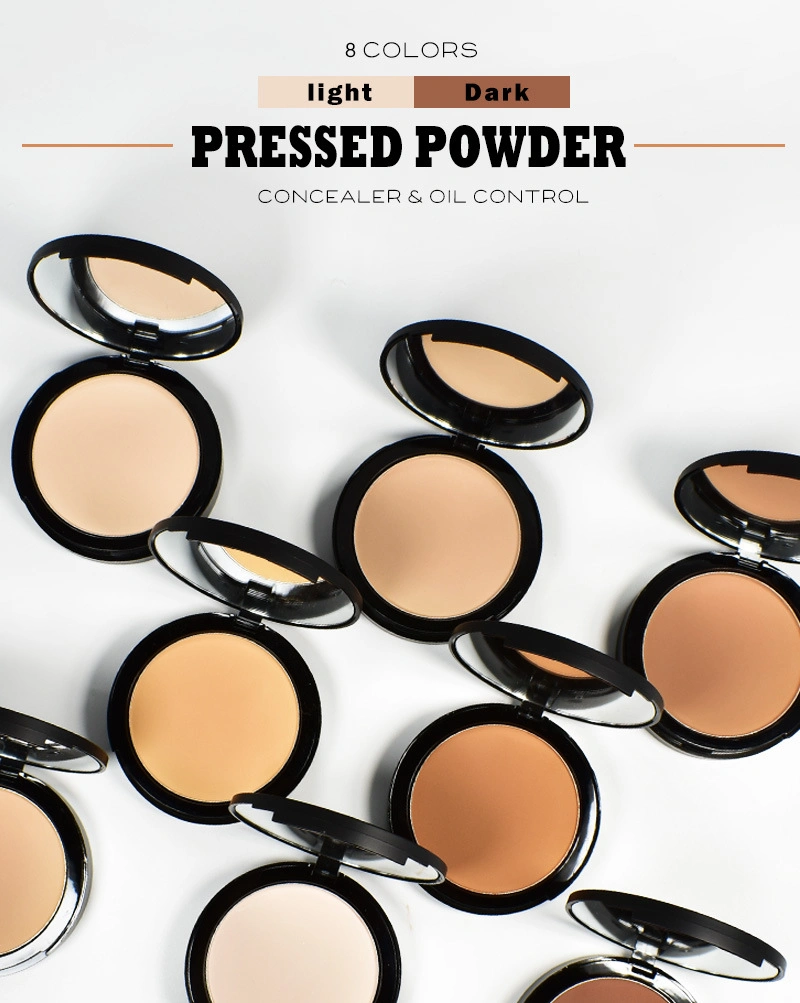 Make -up Highlighter Cosmetics Custom Bronzer Face Pulver wasserdichtes Handelsetikett gepresstes Pulver