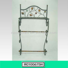 Beautiful Wrought Iron Towel Rack for Bathroom