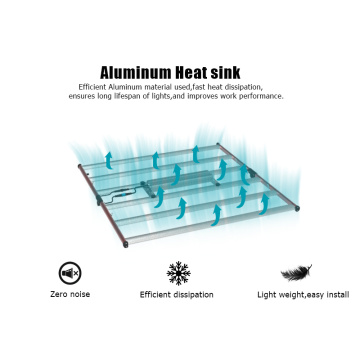 650W faltbare Vollspektrum -LED -Wachstumsleuchten