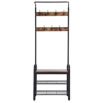 Brown Clothes Racks Shoe Racks for Drawing Room