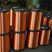 AIW Polyamide Class 220 Enameled Flat Copper Winding Wire 0.5 x 1.0