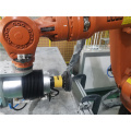 Robot industriel de ponçage au poêle intégré