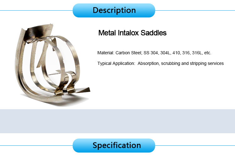 Stripping tower packing 25mm metal intalox saddle ring
