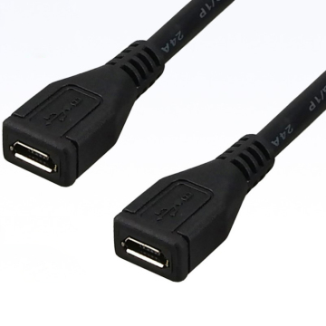 Micro USB Female to Female Extension Cable