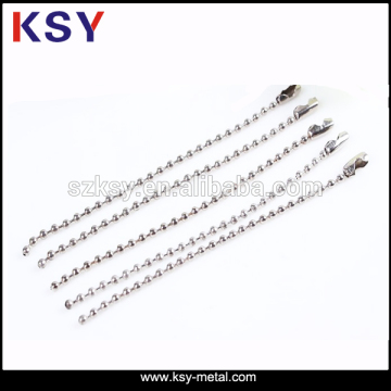 Wholesale colored metal ball chain for handbags