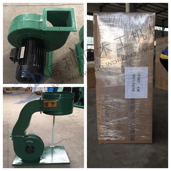 Wood Machinery Wood Chip Fan, Wood Machinery Fan Dust Collector 4 Bag Extractor for Beam Saw Machine with 4 Bags Extractor for Panel Saw Machine with 6 Bags