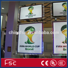 Multi graphic crystal acrylic led light box frameless