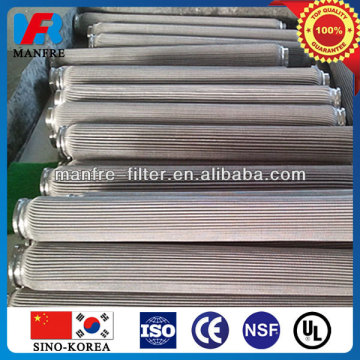 High tension stainless steel wire mesh filter cartridge