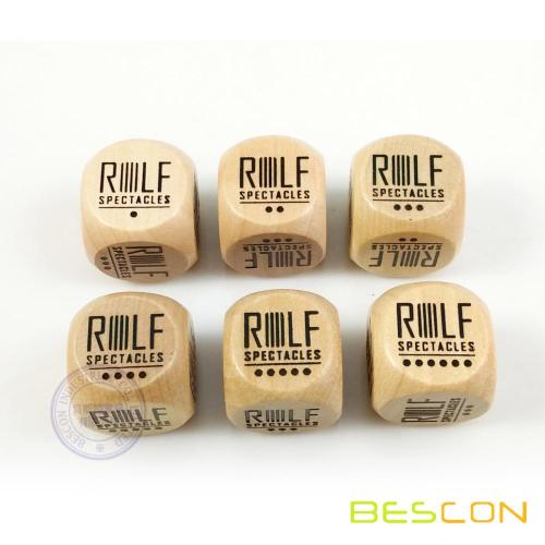 20MM Custom Printing Wooden Dice