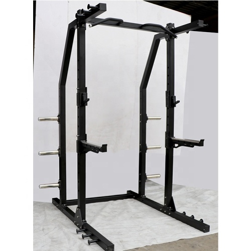 Professional commercial fitness power half squat rack