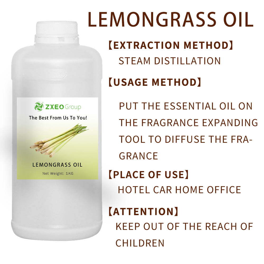 Bulk Therapeutic Grade 100% Natural Skin Care Massage Organic Lemongrass Essential Oil for Skin Body Care Spa