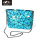 Geometric water drop chain bags PU clutch bag