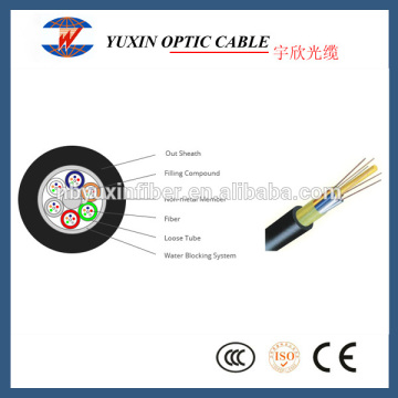 8 Core Outdoor Non-metallic Fiber Optic Cable(GYFTY)