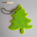 Reflective Safety Christmas tree Key Chain