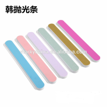 2016 Popular design color nail file/nail file print logo