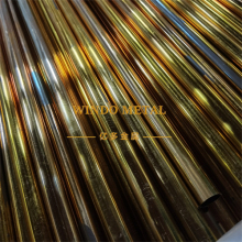 Round brass tubes for brewery equipment