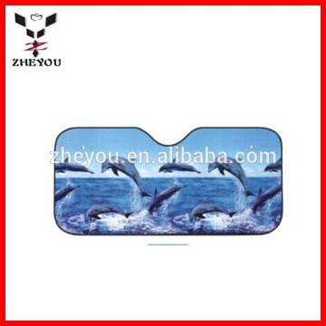 collapsible sun shade roller car sun shade waterproof sun shade fabric