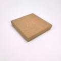 Square Brown Kraft Paper Premium gynnar presentförpackningen