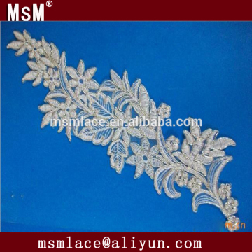 Embroideried lace collar for women's garment