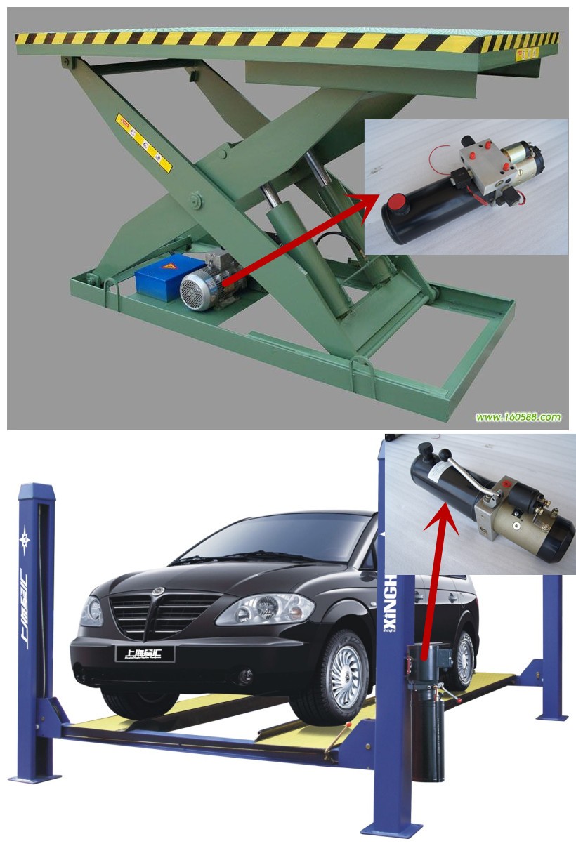 China ali Baba Sales AC 220V Electric Driven Double Acting Double Solenoid Hydraulic Power Pack