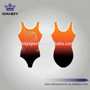 Sublimation ልጃገረዶች እጅጌ-አልባ ጂምናስቲክ Leotards