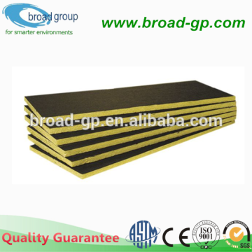 Waterproof Glass Wool Board with Black Fiber Glass Tissue