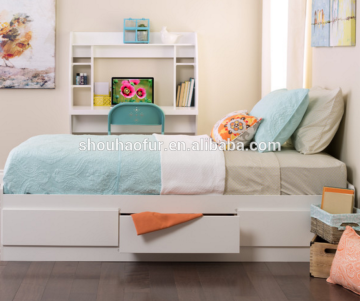 Storage platform bed kids furniture