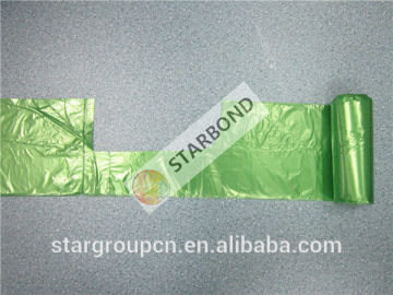 Ploy garbage bags with handles, colored garbage bags