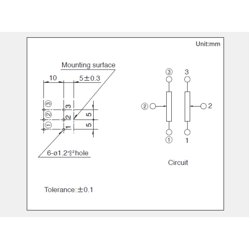 Drehpotentiometer der Serie Rk271