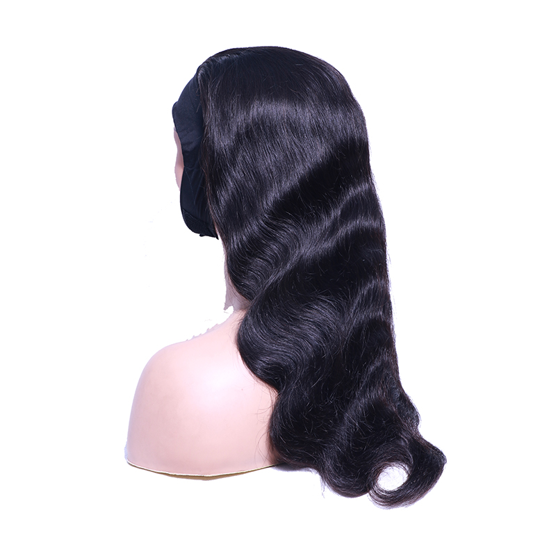 Wholesale Body Wave Human Hair Wig Long Raw Brazilian Hair Full Transparent Lace Frontal Wig For Black Women