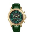 Sport Timepiece Leather Chronograph Men Watch