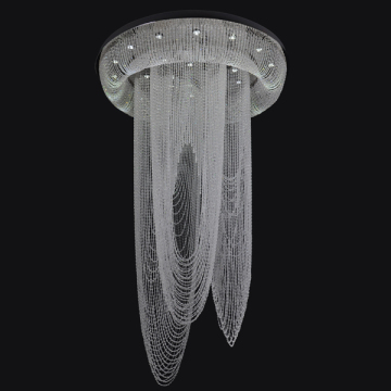 contemporary led chandelier pendant lighting long chain