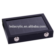 Glass Top Travel Multi Use Storage Display Case