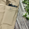 Summer Women Breeches Double Pockets Riding Pants Tights