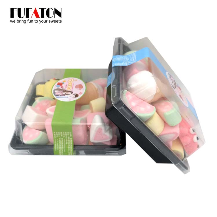 Hot Sell fruit flavored marshmallow confectionery boxes