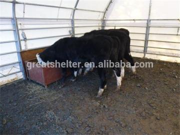 portable cattle barn tent, horse barn, goat tent barn